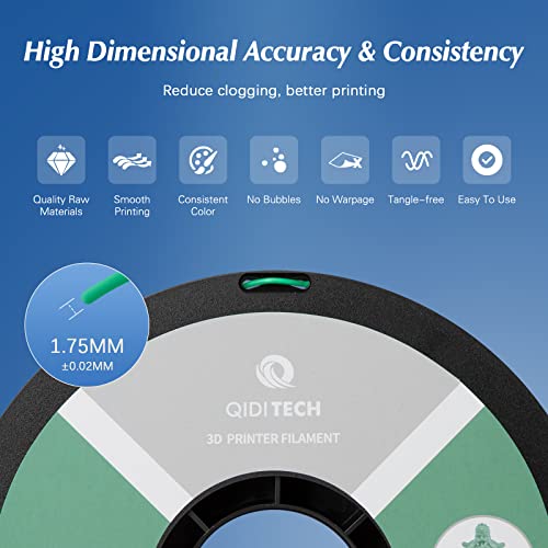 QIDI TECH Filamento PLA Rapido 1.75mm, Filamento
