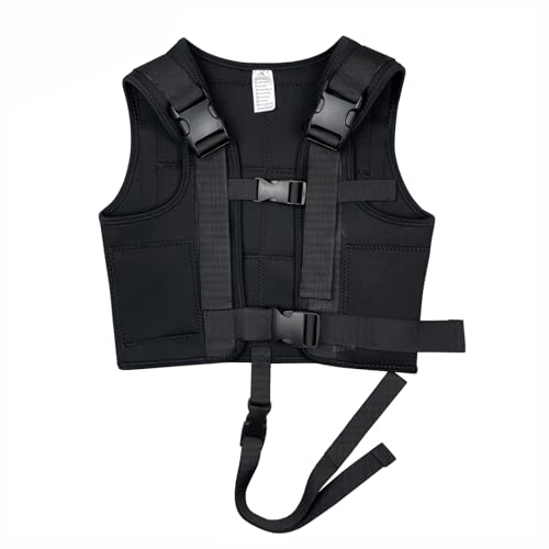 3mm Diving Weight Vest, Treasure Hunting Free Diving Spearfishing Snorkeling Diving Wetsuit for Men and Women, Holds up to 8 1KG Weights.
