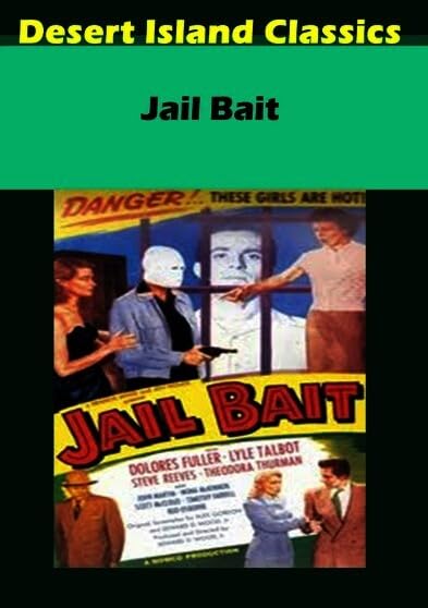 Disco DVD Jail Bait Edizione Stati Uniti Italia obra de suspense retro para reproductor de salon