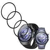 【3枚セット】用 HUAWEI WATCH 5 46mm フィルム ガラスフィルム ケース PET複合材 炭素繊維 用 WATCH 5 46mm 保護フィルム 液晶保護フィルム 全面保護 24時間自動修復技術 キズ防止 反射低減 水や油に強い 高感度タッチ 気泡ゼロ 自動吸着 貼り付け簡単
