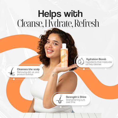 TheCurlCo Shampoo + Conditioner +Curl Cream Combo | Everyday Cleansing, Hydrating & Styling| No sulphates, silicones, parabens |Great for curly, wavy, dry, frizzy & damaged hair| 200 gm each