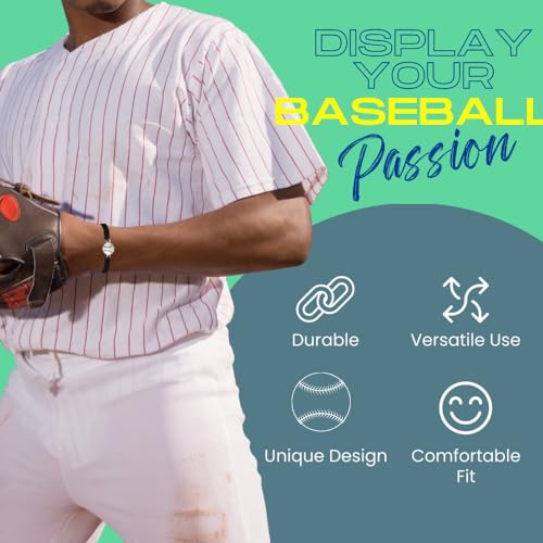Sportybella Baseball Bracelet, Baseball Jewelry thumb #1