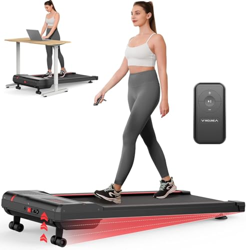 Image of THERUN 8% Under Desk Walking Pad with Incline for Home Office with APP