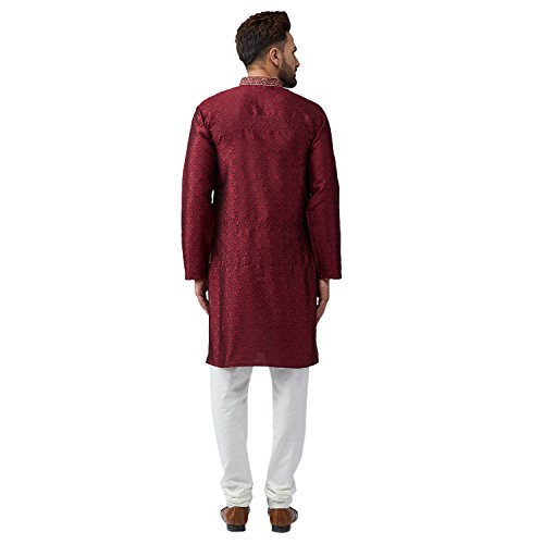 Image of SOJANYA (Since 1958 Men's Silk Blend Kurta Churidar Pyjama Set