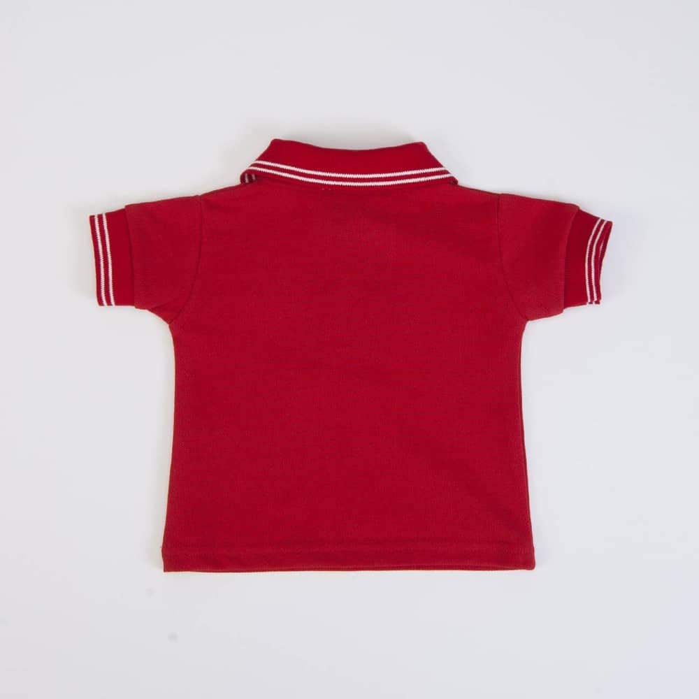 Conjunto de ropa para bebé de verano, polo y vaqueros, 1 – 36 meses, color rojo