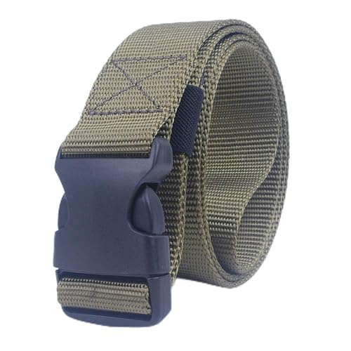 Nylon Military Tactical Men Belt Webbing Canvas Outdoor Web Belt with Plastic Buckle gift for Men