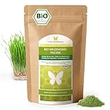 1kg BIO Weizengras Pulver aus DEUTSCHLAND, Rohkost-Qualität, aus jungen Gräsern, ohne Zusätze,...