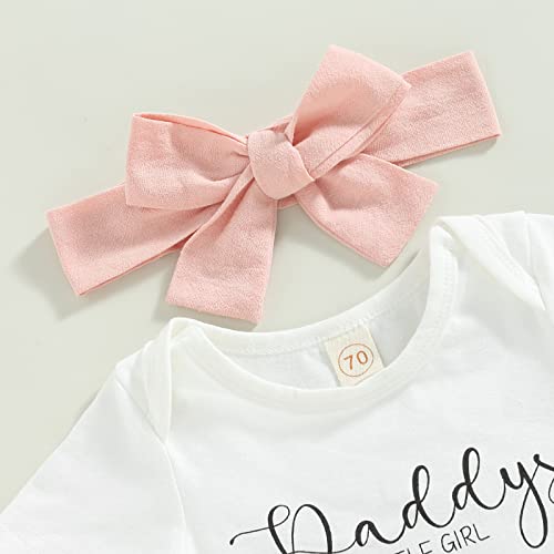 Image of Newborn Baby Girl Summer Clothes 0 3 6 9 12 18 Months Outfits Romper + Shorts + Headband Set