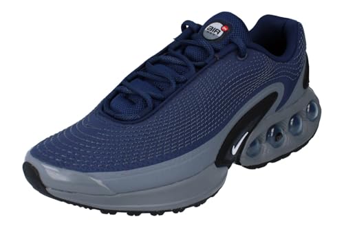 Nike Air Max Dn Zapatillas (DV3337-003, negro/gris frío/platino puro/blanco), Midnight Navy White Cool Grey 401, 45 EU