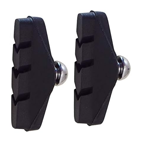 VeloChampion Rennrad-Bremssattel Bremsbeläge Einsätze Ersatz rechts Links Blöcke 50mm Cover