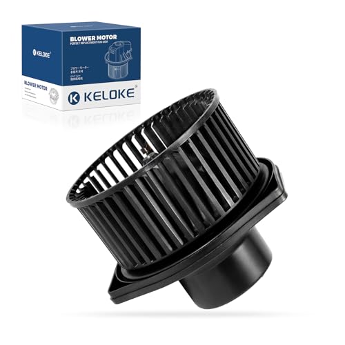 Image of KELOKE HVAC Heater Blower Motor Fan Compatible with 2004-2012 Chevy Colorado, 2003-2006 Chevy SSR, 2004-2012 GMC Canyon, Isuzu i-280 i-350 i-290 i-370, Replace# 700187 89019178