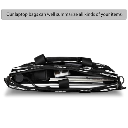 Funda impermeable de laptop 16 con correa acolchada anticaídas y asa superior 4