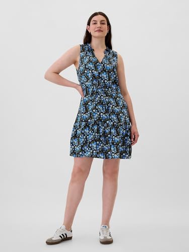 Image of Gap Women's Sleeveless Split Neck Dress