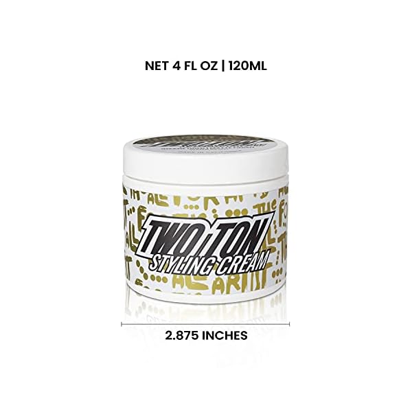 Hanz-de-Fuko-TWO-TON-Insane-Hold-Styling-Cream-Water-Based-Matte-Finish-Strong-Hold-Hair-Cream Hanz de Fuko Two Ton Insane Hold – Premium Men’s Styling Cream – Extreme Hold, Matte Finish – 100% Water Based, 4 oz.