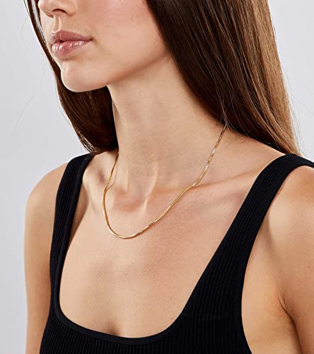 Jewelry Atelier Gold Chain Necklace Collection for Women and Men - Box, Clip & Cable2