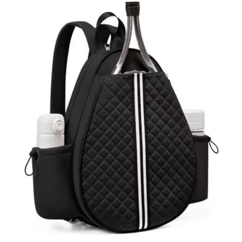 Mochila de tenis para mujer espaciosa para llevar raquetas y termo de agua cómodamente