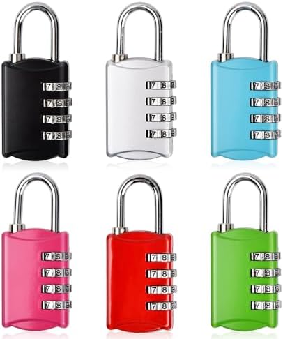 Cadenas à Combinaison Robuste à 4 Codes Pour Extérieur Résistant Aux Intempéries Pour Clôture, Portail, Abri De Jardin, Garage