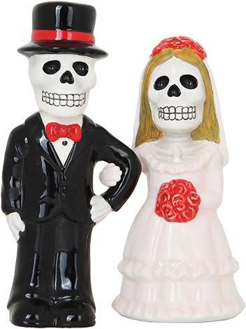 Salz- und Pfefferstreuer "Love never Dies" - Küche, Haushalt, Deko