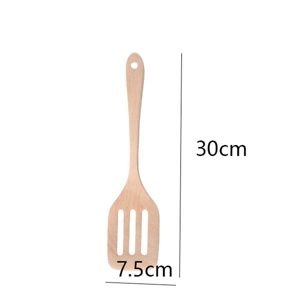 Holzspatel, natürlicher Pfannenwender, Antihaft-Küchenspatel, Hochtemperatur-Spatel, Küchenutensilien für Zuhause und Restaurant