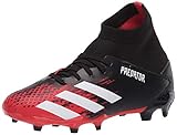 adidas Men's Predator 20.3 Fg J Shoe, core Black/FTWR White/Active Red, 1- M US