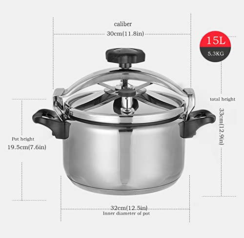 304stainless steel 9ltr pressure cooker large best pressure cookers Explosion-proof Suitable for All Hob Types Including Inductio the hassle-free pressure canners for everyday use in your kitchen - Image 6