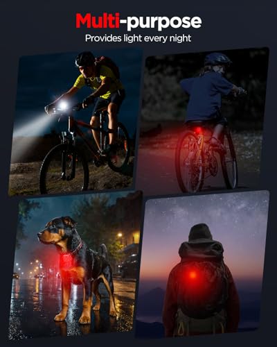 Akale Bike Lights Set, Rechargeable Bicycle Lights Front and