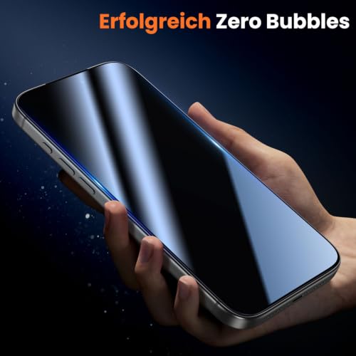 UniqueMe für iPhone 18 Pro für Panzerglas, 9H-Härte - 2 Stück Schutzfolie – Ansicht 5