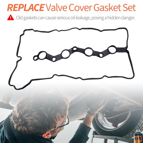 Image of HiSport Engine Valve Cover Gasket - Replace VS50765R 1035A583 | Compatible with Mitsubishi Lancer 2008-2017 Outlander 2008-2013 Outlander Sport 2011-2021 2.0L 2.4L 3.0L