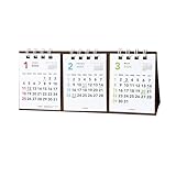 エムプラン 2026 カレンダー キュービックス 卓上 プチプチ 3ヶ月 ベーシック 204020-01-62 2026年 1月始まり