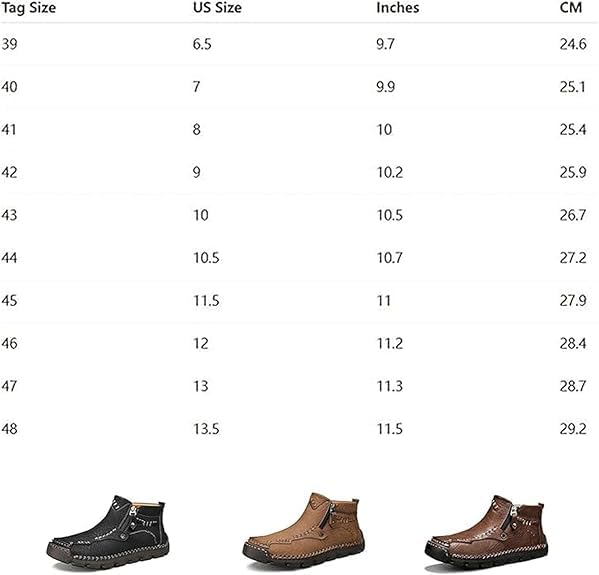 Stepthetop Motorcycle Boots, Step The Top Hand-Stitched Wide Toe Genuine Leather Boots for Men for Work, Hiking2