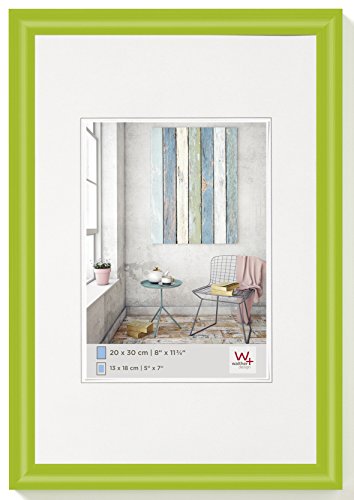 Walther Design KP015A Trendstyle - Marco de plástico, Verde, 10 x 15 cm