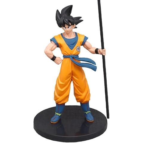 Dragonball Son Goku Anime Figure, Kakarotto Action Figure 22CM Statue Manga Game Figure Decoration Collectibles Crafts Gifts (Black) Cover
