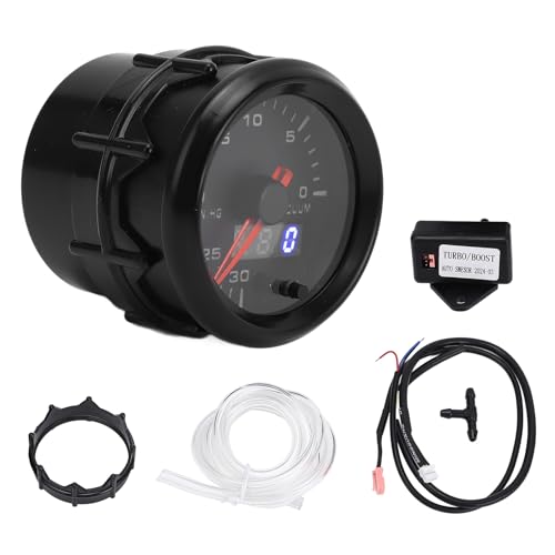 Installazione semplice e veloce per veicoli a 12 V: installa questo vacuometro in pochi minuti con il cablaggio incluso, gli accessori di collegamento e il manuale utente. Non sono necessari strumenti complicati o aiuto professionale. Segui semplicemente le istruzioni passo passo per installarlo e farlo funzionare nel tuo SUV, camion o qualsiasi altro veicolo a 12 V.