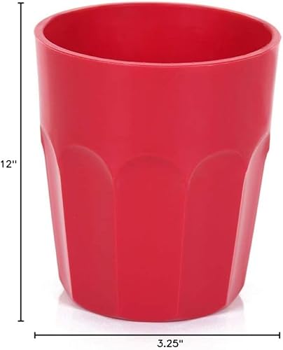 Miniatura 5 de Mintra Home - Vasos y vasos irrompibles para beber, paquete de 4, inastillables, sin BPA, reutilizables, tazas de fiesta, barbacoa, juego colorido,