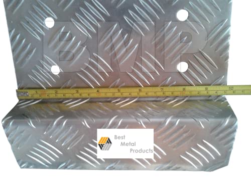 Kit rampa aluminio diamantado para carga 10x10x2 pulg miniatura 2