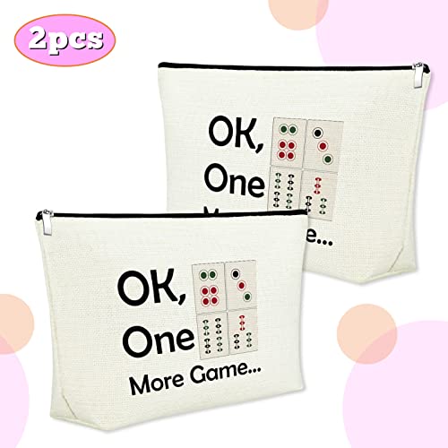 Set 2 Bolsas Cosméticas Mahjong para Mujeres miniatura 3