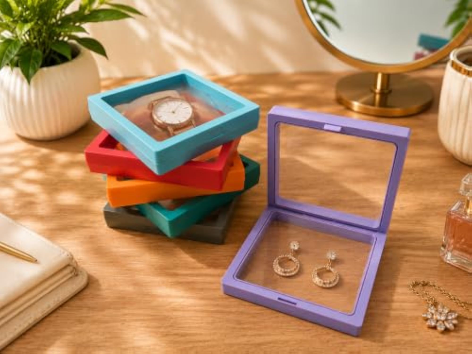 3D Floating Display Frame Box for Coins & Collectibles