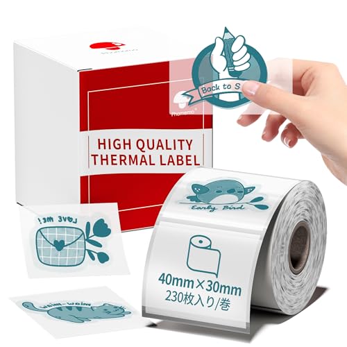 Phomemo M110Ή   xV[ M[ O[ lD 40mm*30mm `^Cv 230/ M[ x Mxv^[p Ɩpnhx[ V[ e[v [ S ϐ M