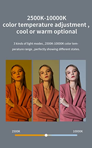 ORDRO SL120 RGB Video Light Kit with 152pcs LED Beads, CRI≥95, 2500-10000K, 3000mAh, 12 Light Effects - Image 4