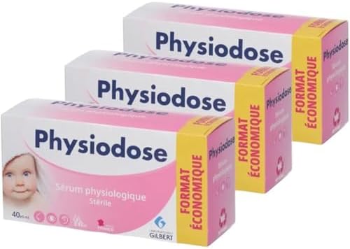 PHYSIODOSE Baby Single Dose Physiological Serum – Pack of 3 Boxes...