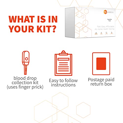 myLAB Box STD at Home Test for Men Syphilis CLIA Lab Certified Results