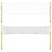 Adjustable Height Volleyball Pole with Volleyball Net/Badminton Net Sport Telescopic Posts for Backyard Beach Lawn Outdoor & Indoor