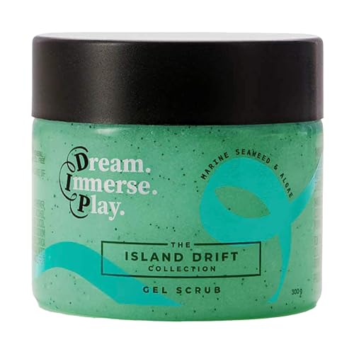 Image of Dream. Immerse. Play Island Drift - Gel Scrub - Marine Seaweed & Algae - Removes Blackheads + Exfoliating - For Varied Skin Types