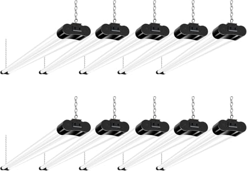 hykolity 4FT Linkable LED Utility Light Fixture,4400LM,5000K Daylight