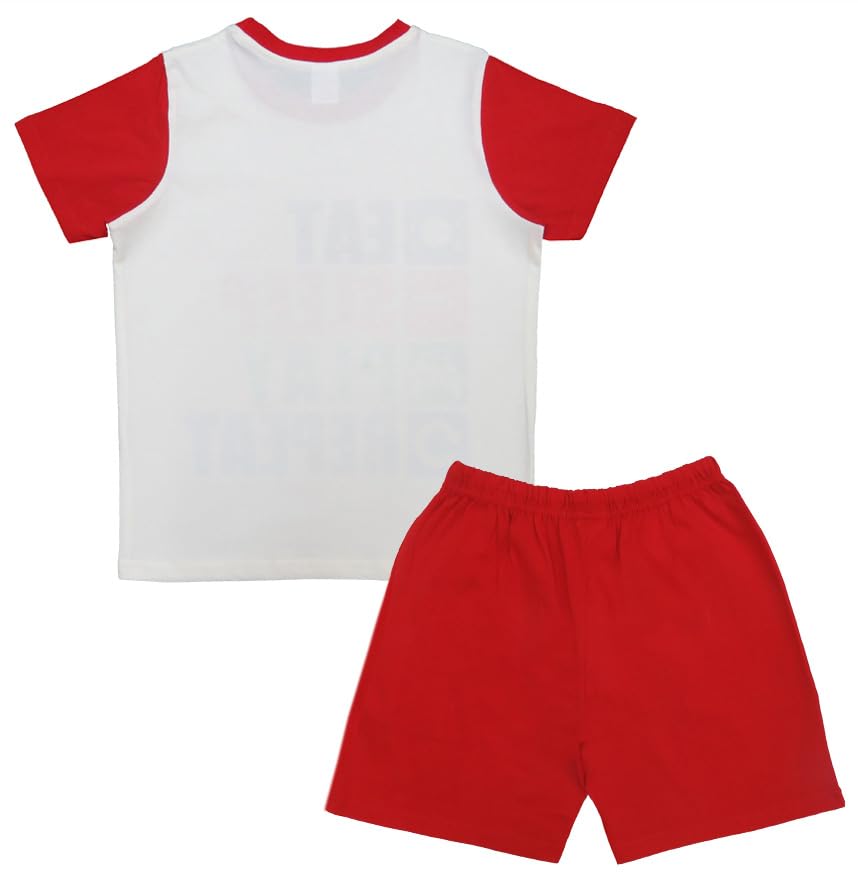 Image of Clothe Funn Boys Printed Cotton Half Sleeves T-Shirt & Shorts Set