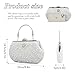 Imagen de LUI SUI Bolsos de Perlas Femeninas Bolsos de Novia de Cristal Retro Bolsos de Noche para cócteles de Bodas