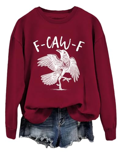 Caw Crow Sweatshirt Caw Crow Hoodie Black Bird Shirt