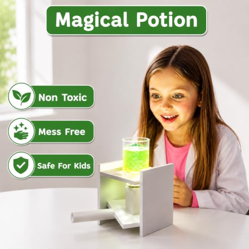 Image of PW Science Experiment Kit for Kids Ages 8-14, DIY Glow in the Dark Kit Rakhi Gifting | 100+ STEM Experiments with Manual, 30 Bonus DIY Activities, Birthday /Rakhi Gift