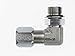 Brennan Industries C6801-06-06-NWO-SS Stainless Steel 90 Degree Elbow Flareless Bite Type Fitting, 3/8" Bite Type Tube x 9/16"-18 Male Adjustable O-Ring Boss