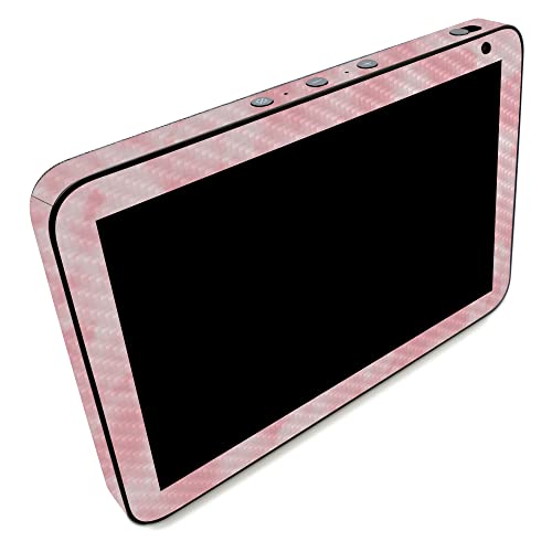 Image of MightySkins Carbon Fiber Skin Compatible with Amazon Echo Show 8 (Gen 2) - Cotton Cloud | Protective, Durable Textured Carbon Fiber Finish | Easy to Apply | Made in The USA